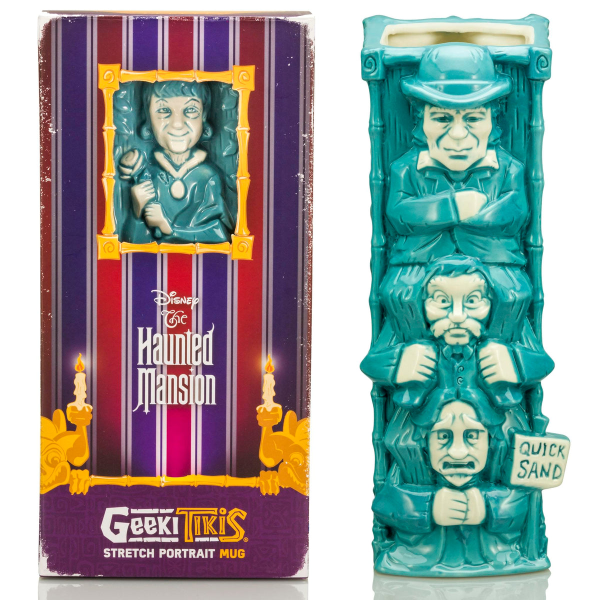 Geeki Tikis Disney The Haunted Mansion Quicksand Men Stretch Portrait Blue Mug