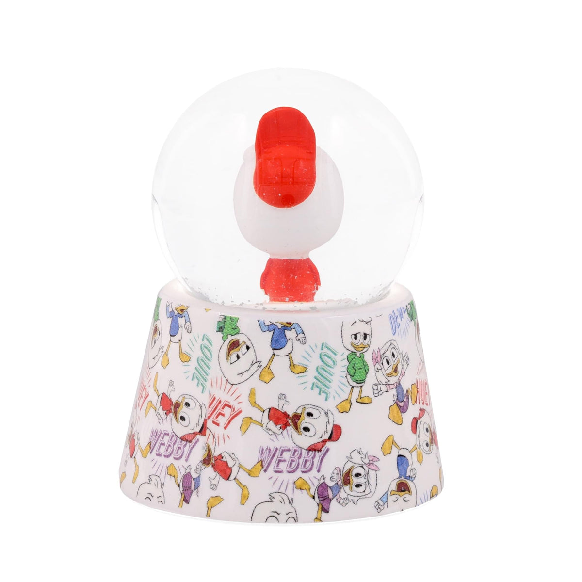Disney Ducktales Huey Duck 3-Inch Mini Light-Up Snow Globe