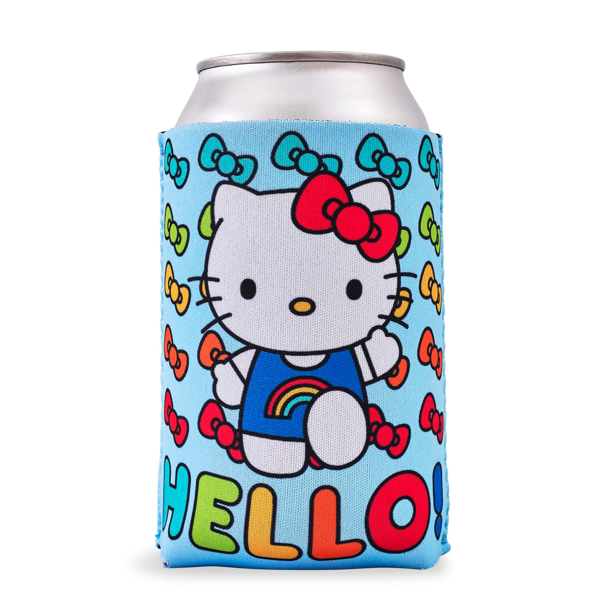 Sanrio Hello Kitty Rainbow Bows Foam Can Hugger